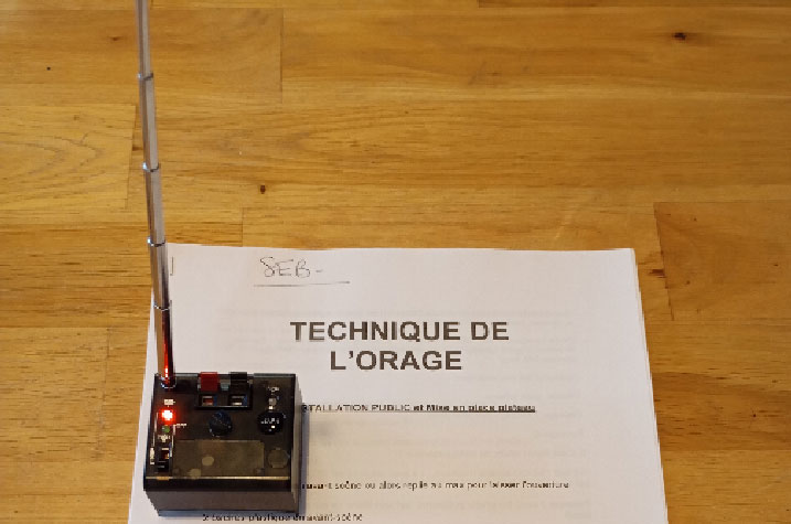 sébatien sidaner, technique de l'orage, creation